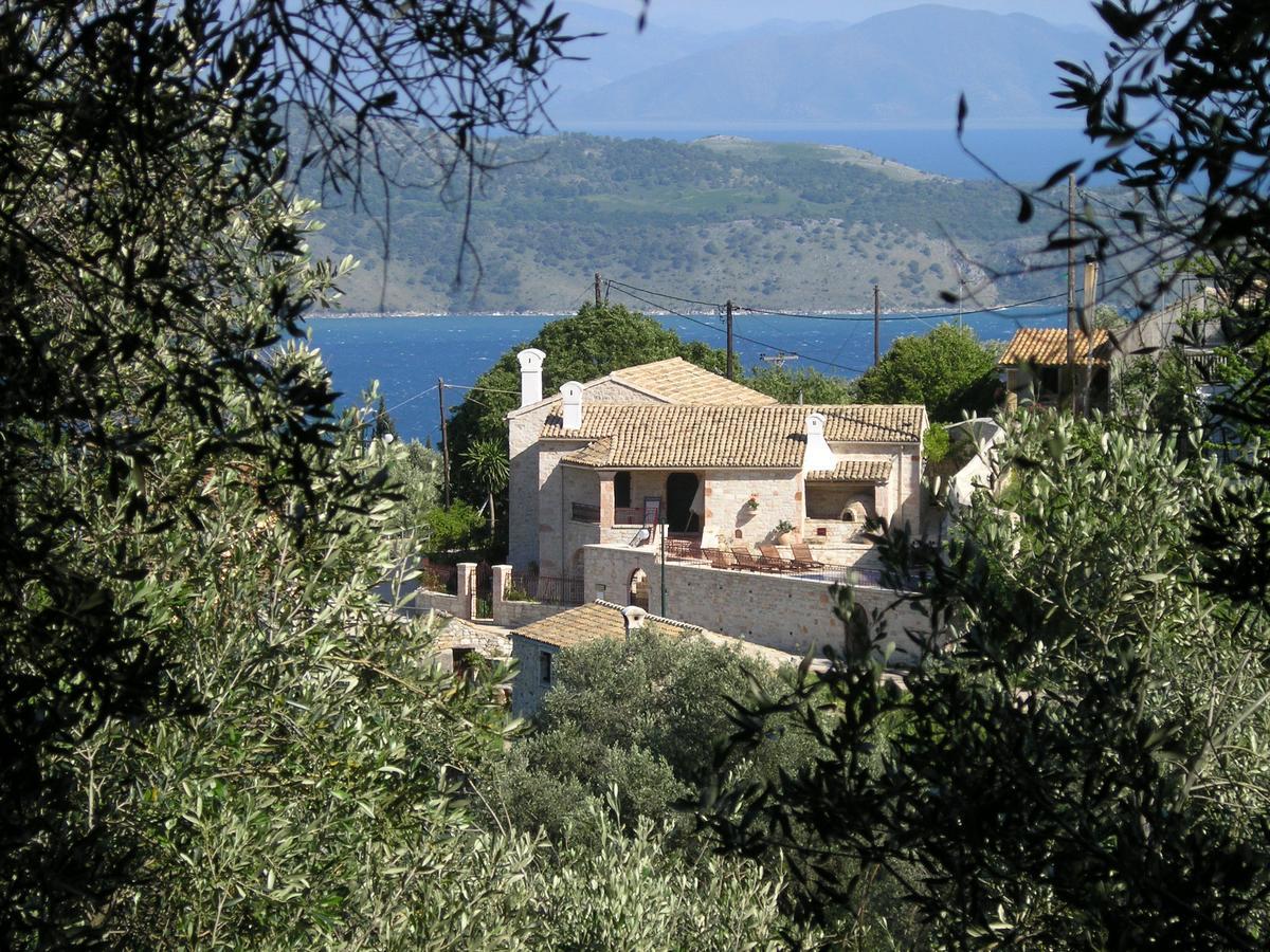 Traditional Stone Villa Olympia Viggla Exterior foto